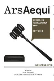 Omslag van Jurisprudentie Merken- en handelsnamenrecht 1977-2018