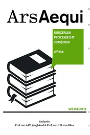 Omslag van Burgerlijk Procesrecht 2019-2020