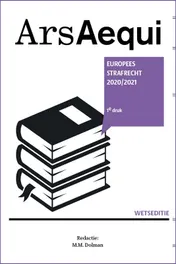 Omslag van Europees strafrecht 2020/2021