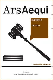 Omslag van Jurisprudentie Huurrecht 2019