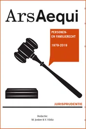Omslag van Jurisprudentie Personen- en familierecht 1979-2019