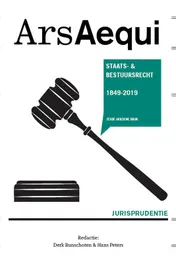 Omslag van Jurisprudentie Staats- en bestuursrecht 1849-2019