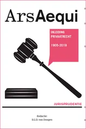 Omslag van Jurisprudentie Inleiding Privaatrecht 1905-2019