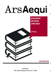 Omslag van Burgerlijk Wetboek 2019/2020