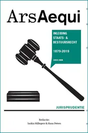 Omslag van Jurisprudentie Inleiding Staats- en bestuursrecht 1879-2019