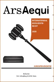 Omslag van Jurisprudentie Internationaal Insolventierecht 2020