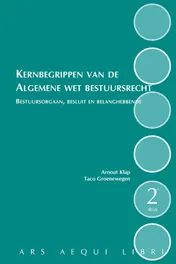 Omslag van Kernbegrippen van de Algemene wet bestuursrecht