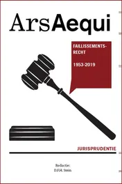 Omslag van Jurisprudentie Faillissementsrecht 1953-2019