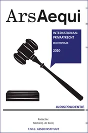 Omslag van Jurisprudentie Internationaal Privaatrecht 2020