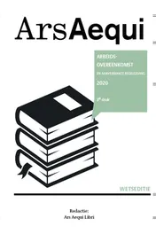 Omslag van Arbeidsovereenkomst 2020