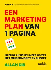 Omslag van Een marketingplan van 1 pagina