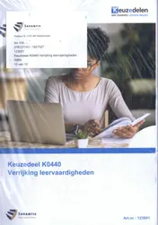 Omslag van Verrijking leervaardigheden (folio versie