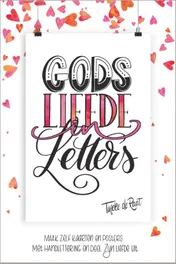 Omslag van Gods liefde in letters