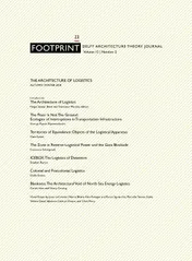 Omslag van Footprint 23 The Architecture of Logistics