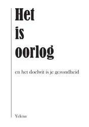 Omslag van Het is oorlog