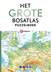 Omslag van Denksport Het Grote Bosatlas Puzzelboek