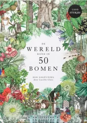 Omslag van De wereld rond in 50 bomen
