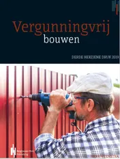 Omslag van Vergunningvrij bouwen