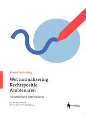 Omslag van Tekst & Toelichting Wet Normalisering Rechtspositie Ambtenaren
