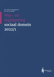 Omslag van Wet- en regelgeving sociaal domein 2022/1