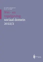 Omslag van Wet- en regelgeving sociaal domein 2022/2