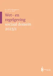 Omslag van Wet- en regelgeving sociaal domein 2023/1