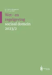 Omslag van Wet- en regelgeving sociaal domein 2023/2