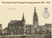 Omslag van 125-jarig bestaan Postzegelvereniging Breda 1893 – 2018