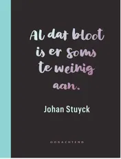 Omslag van Al dat bloot is er soms te weinig aan