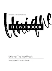 Omslag van Unique: The Workbook