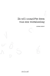 Omslag van Ik wil aangifte doen van een vermissing