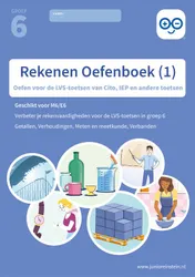 Omslag van Rekenen Oefenboek deel 1 groep 6