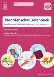 Omslag van Woordenschat Oefenboeken set deel 1 en 2
