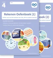 Omslag van Rekenen Oefenboek Set deel 1 en 2 groep 4