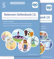 Omslag van Rekenen Oefenboek Set deel 1 en 2 groep 5