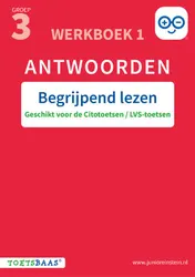 Omslag van Begrijpend lezen antwoordenboek 1