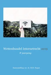 Omslag van Wettenbundel Internetrecht 2019
