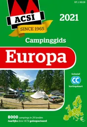 Omslag van ACSI Campinggids Europa 2021