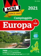 Omslag van ACSI Campinggids Europa + app 2021