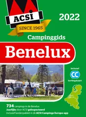 Omslag van ACSI Campinggids Benelux + app 2022