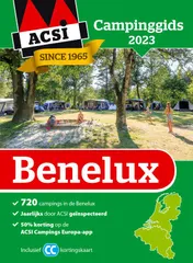 Omslag van ACSI Campinggids Benelux 2023