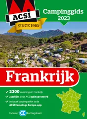 Omslag van ACSI Campinggids Frankrijk 2023