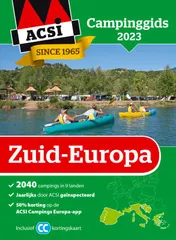 Omslag van ACSI Campinggids Zuid-Europa 2023