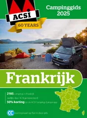 Omslag van ACSI Campinggids Frankrijk 2025