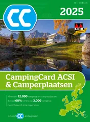 Omslag van CampingCard ACSI & Camperplaatsen 2025