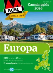 Omslag van ACSI Campinggids Europa 2026