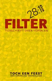Omslag van Filter – Tijdschrift over vertalen