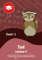 Omslag van Oefenboek Leerjaar 4 Taal - Deel 1