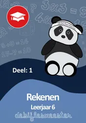 Omslag van Oefenboek Leerjaar 6 Rekenen - Deel 1