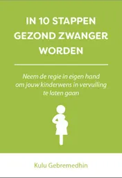 Omslag van In 10 stappen gezond zwanger worden